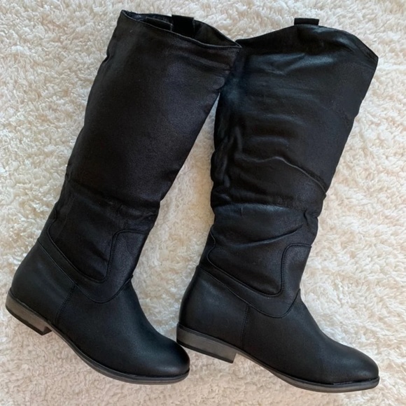 2 boots bundle deal - black & brown below knee - Picture 3 of 8